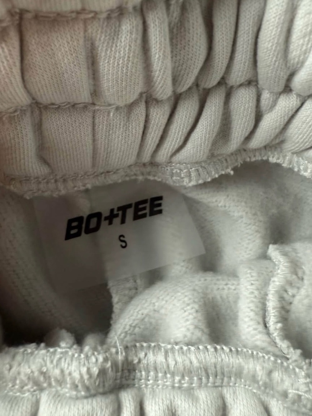 BO+TEE Women's Joggers, Light Grey, Size Small - Picture 4 of 4